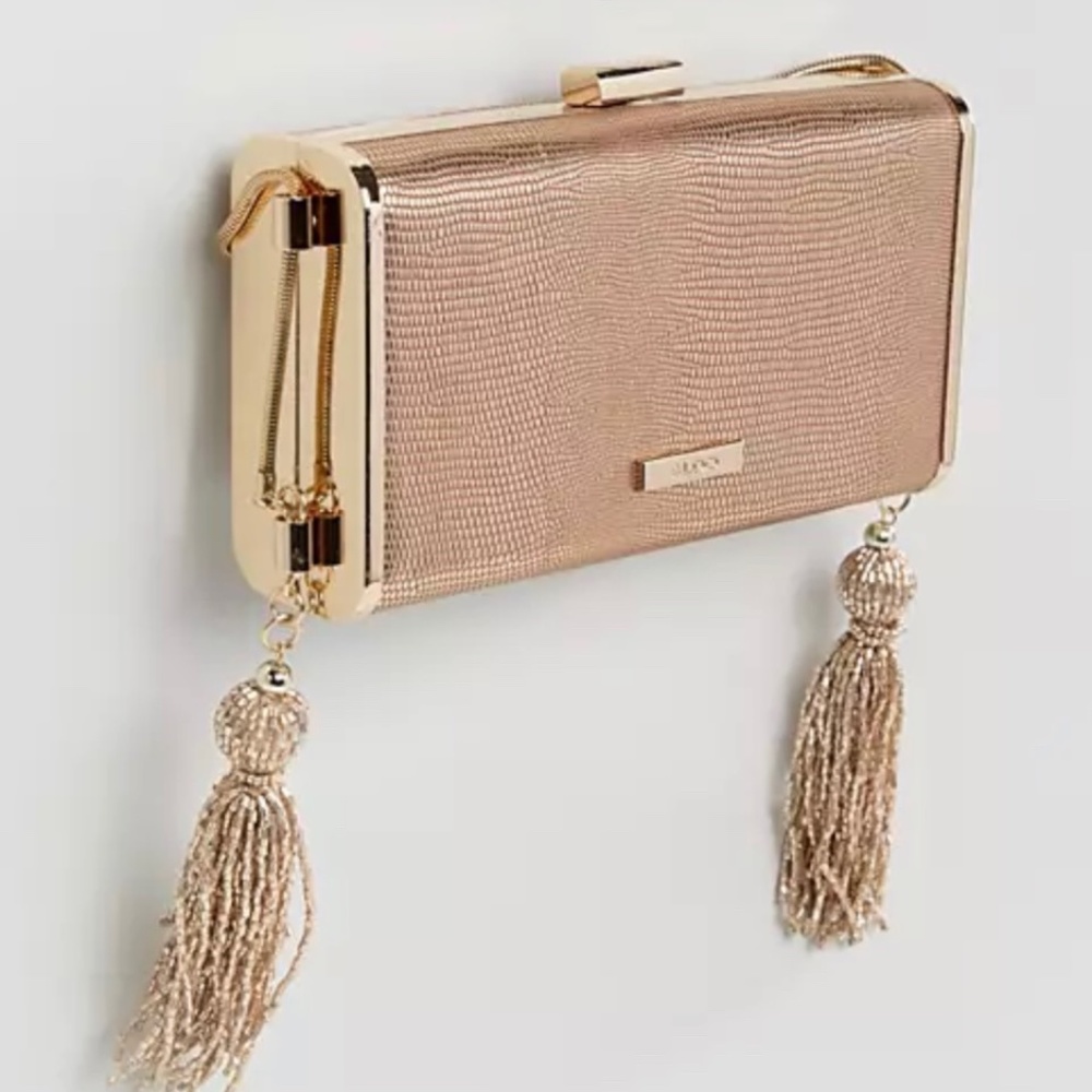 ISO Aldo Rose Gold Clutch
